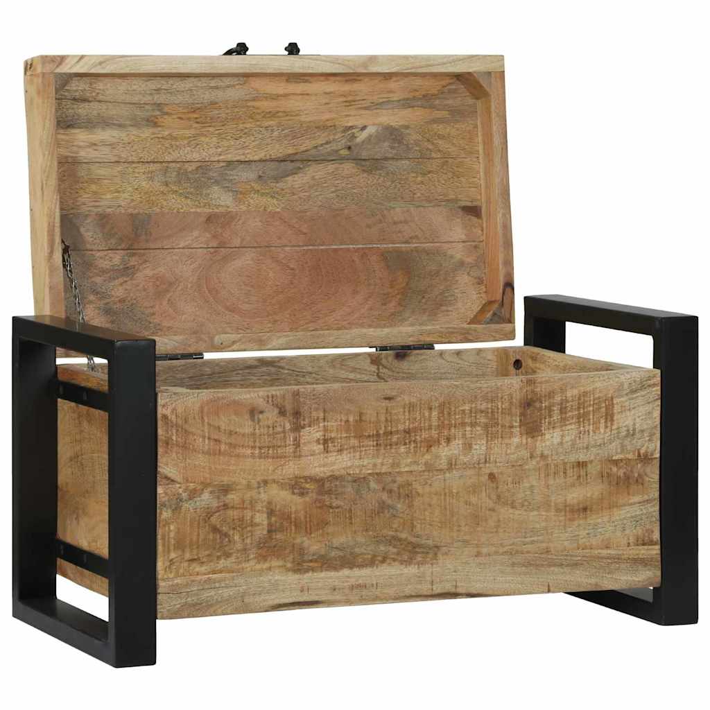 Coffres de rangement 60 x 30 x 30 cm Bois de manguier massif - XIOS