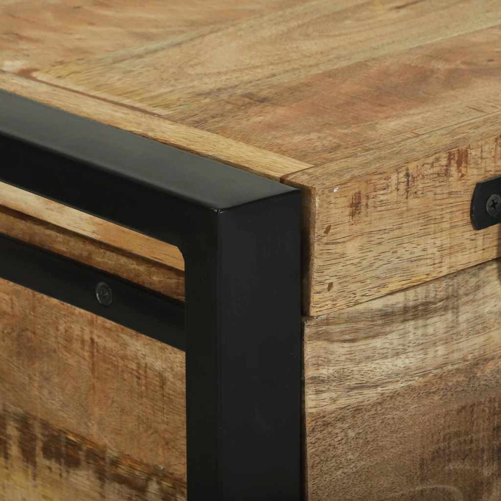 Coffres de rangement 80 x 30 x 30 cm Bois de manguier massif
