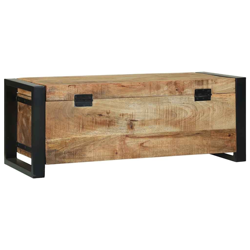 Coffres de rangement 80 x 30 x 30 cm Bois de manguier massif - XIOS