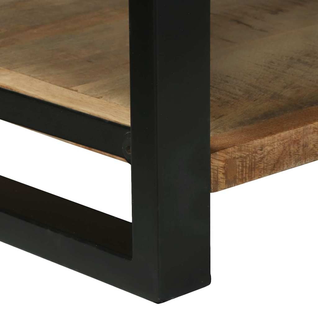 Boîte de rangement avec stockage Marron Bois de manguier massif