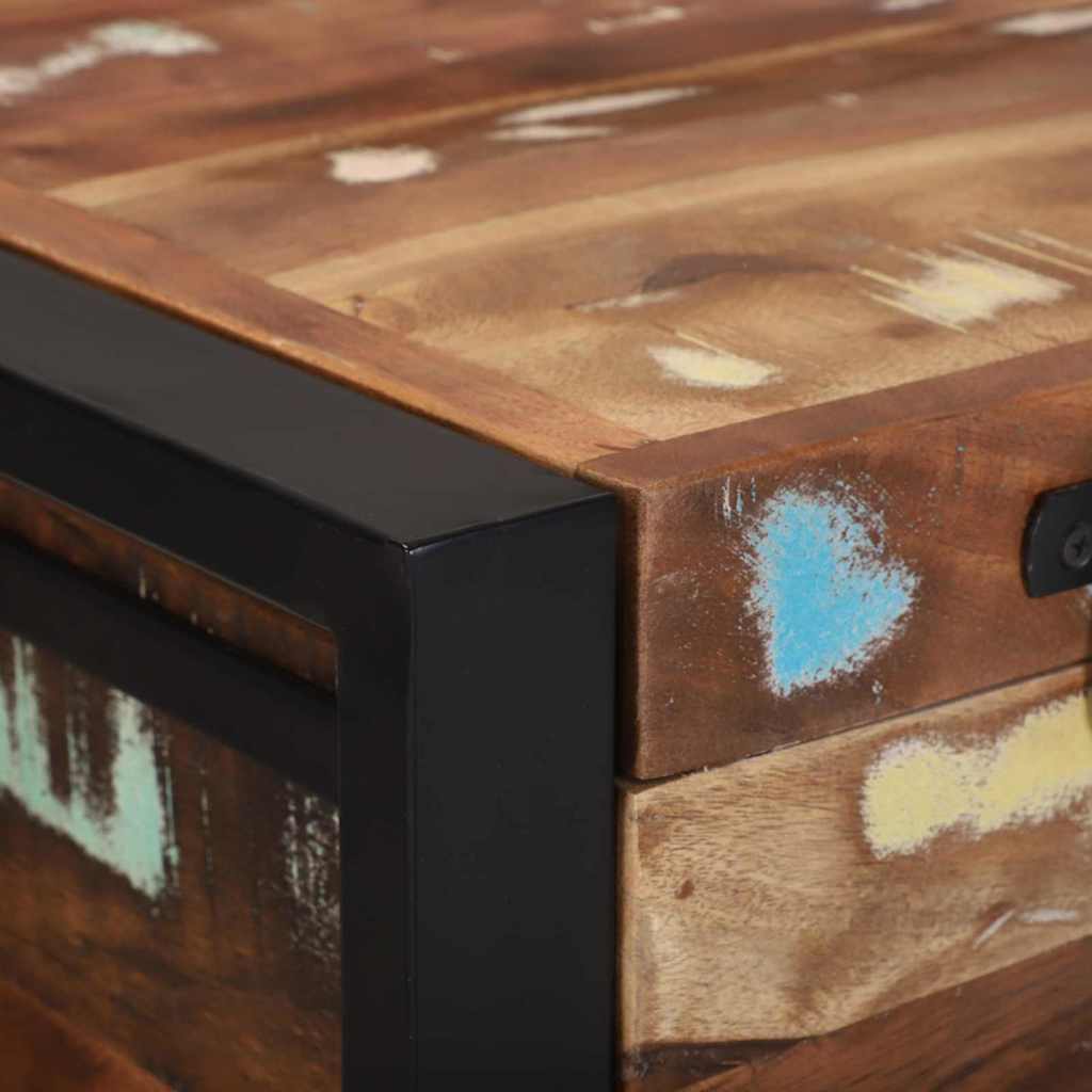 Boîte de Rangement Multicolore Bois massif de récupération - XIOS