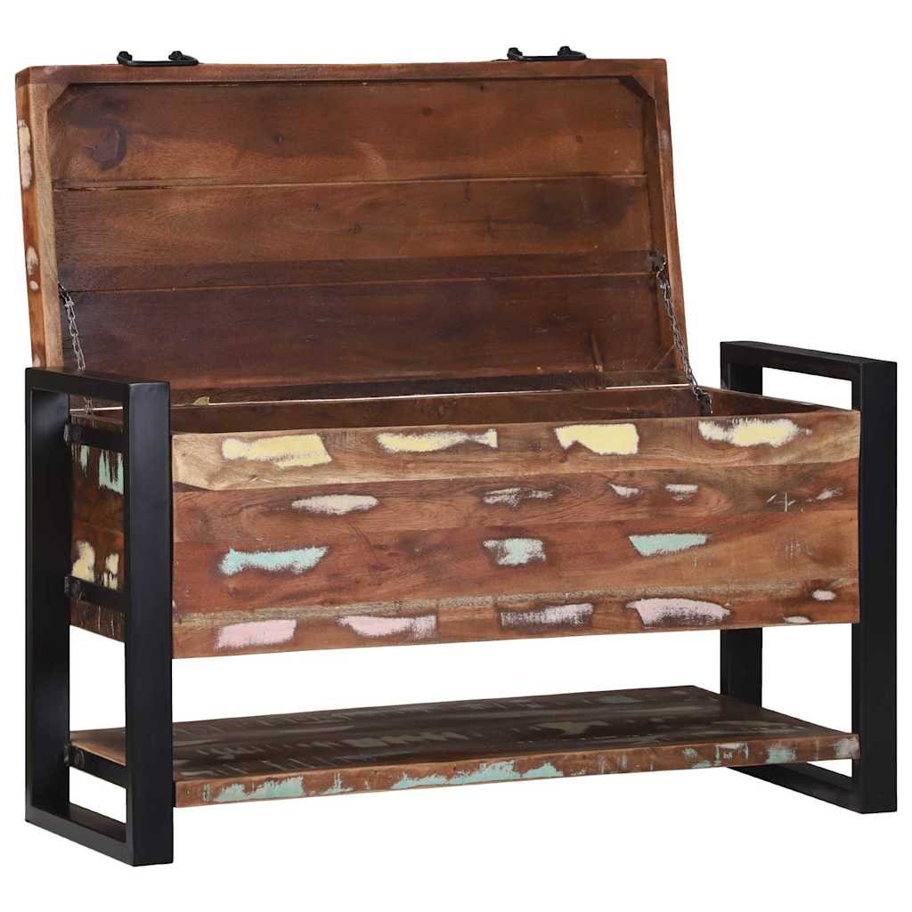 Boîte de Rangement Multicolore Bois massif de récupération - XIOS