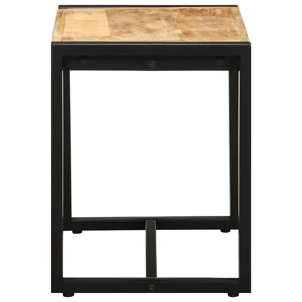 Banc 60x35x45 cm bois massif de manguier - XIOS