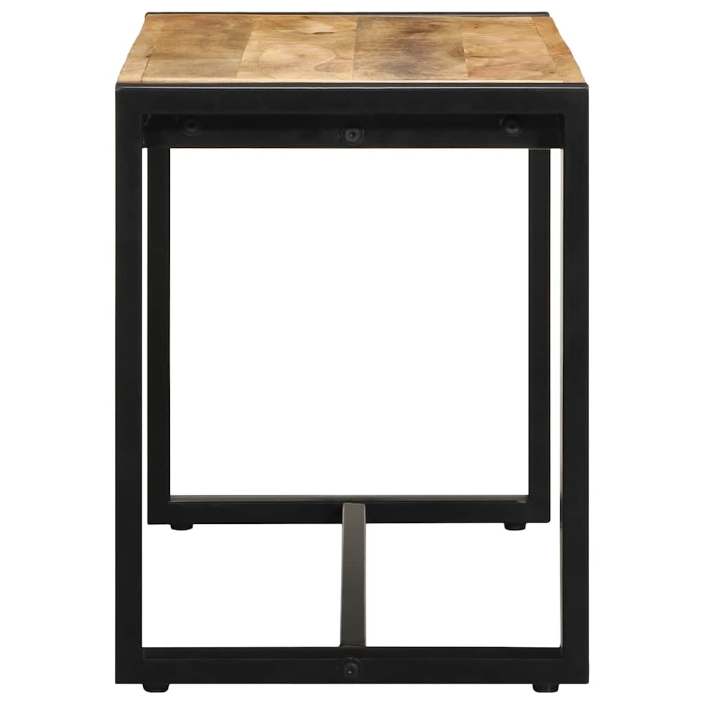 Banc 80x35x45 cm bois massif de manguier - XIOS