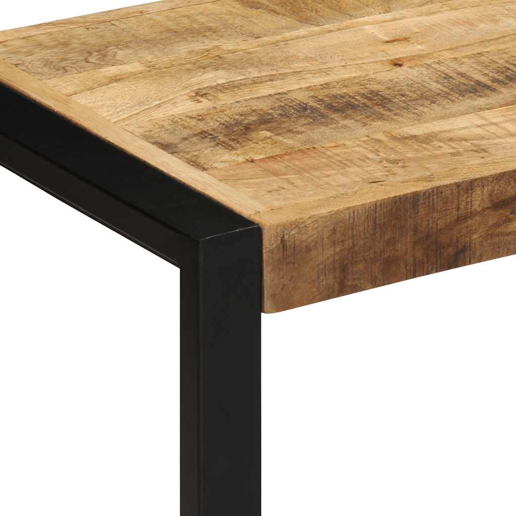 Banc 80x35x45 cm bois massif de manguier - XIOS