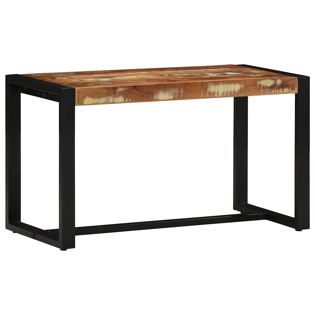 Banc multicolore 80x35x45 cm bois massif récupération - XIOS