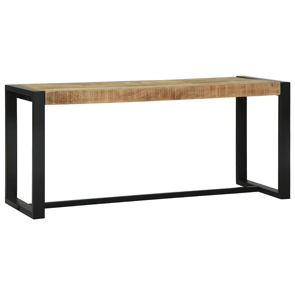 Banc Marron 100 x 35 x 45 cm Bois de manguier massif - XIOS
