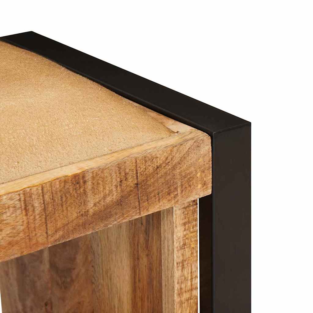 Banc de Rangement avec tiroir Marron Bois de manguier massif - XIOS