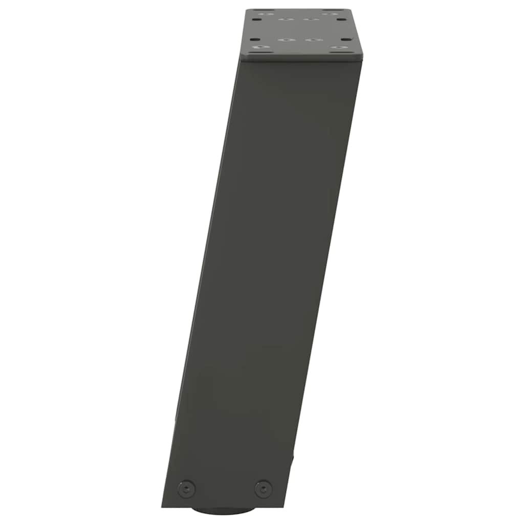 Pieds de table basse en U 2 pièces Anthracite 30 x (30-31) cm Acier - XIOS
