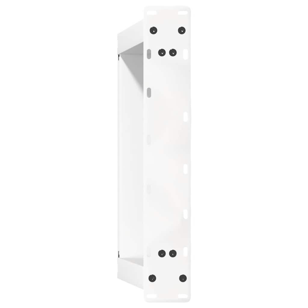 Pieds de table basse en U, 2 pièces, blanc, 50 x (30-31) cm, acier - XIOS
