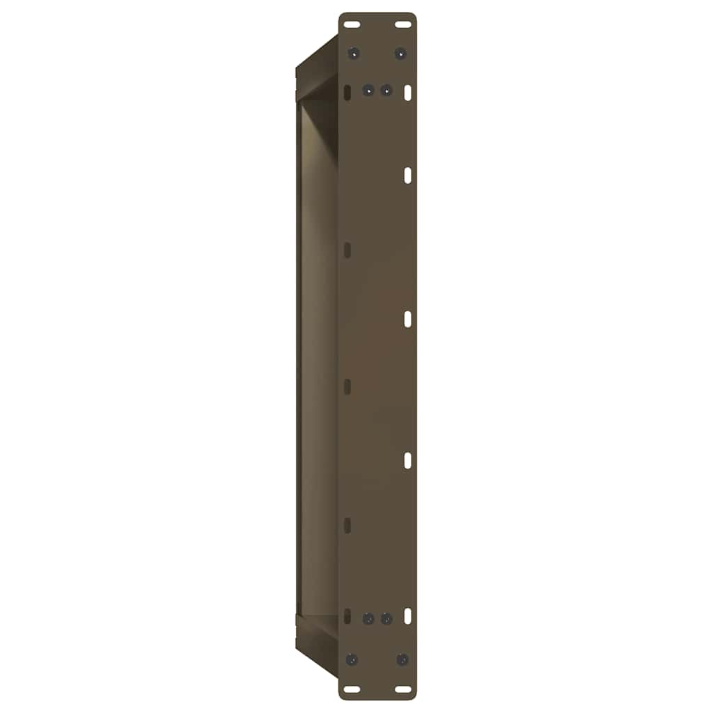 Pieds de table basse en U, 2 pièces, acier naturel, 70 x (30-31) cm - XIOS