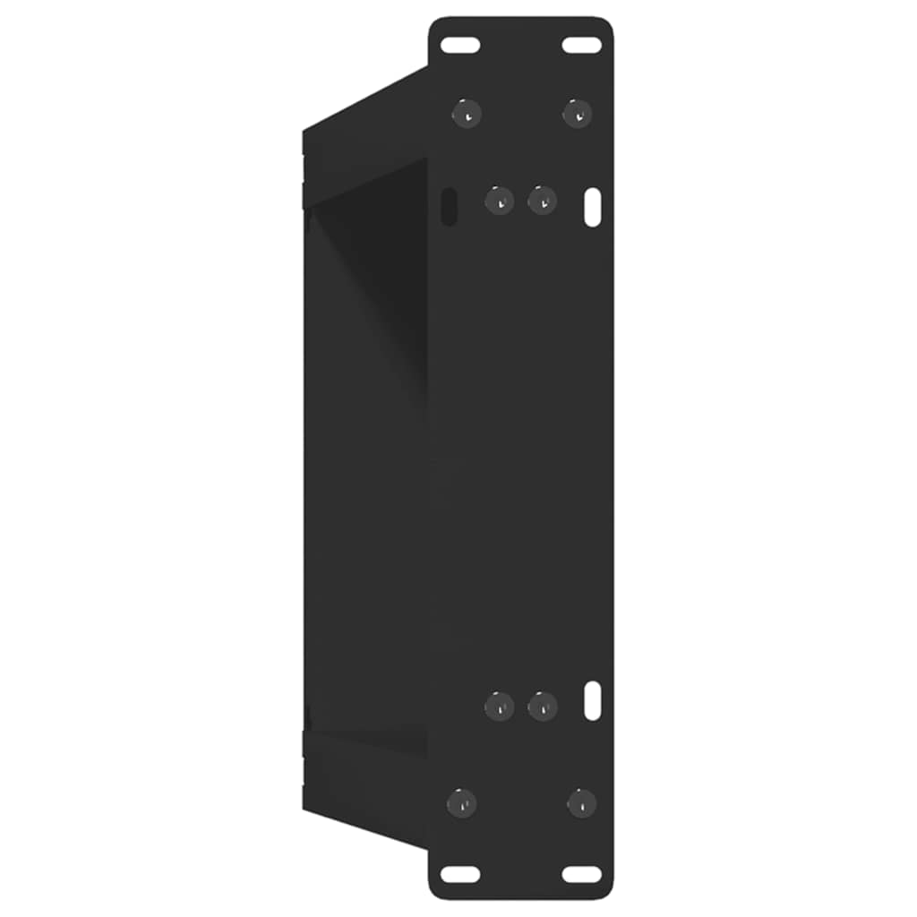 Pieds de table basse en U 2 pièces Noir 28 x (42-43) cm Acier - XIOS