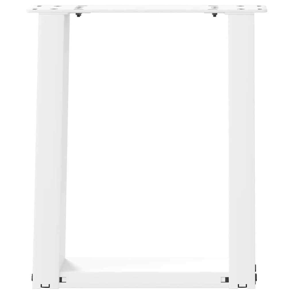 Pieds de table basse en U 2 pièces Blanc 28 x (42-43) cm Acier - XIOS