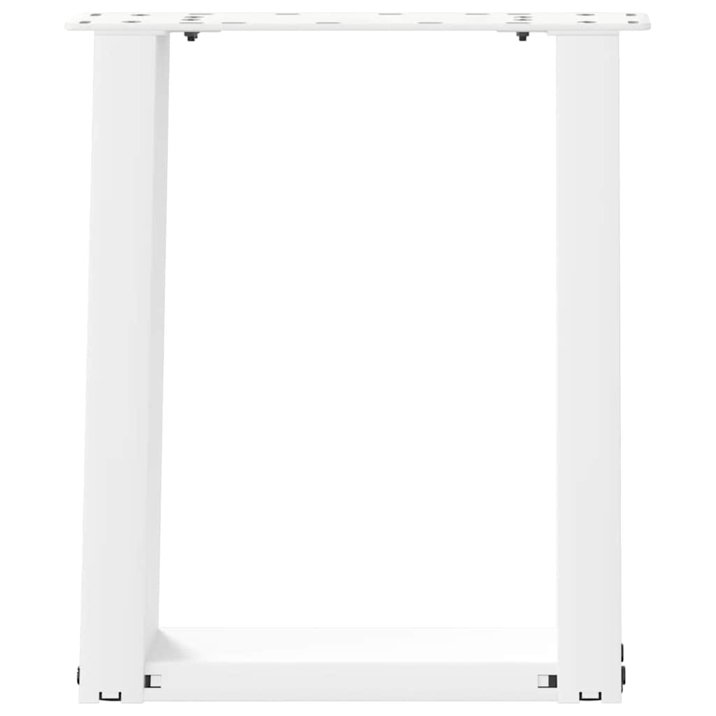 Pieds de table basse en U 2 pièces Blanc 38 x (42-43) cm Acier - XIOS