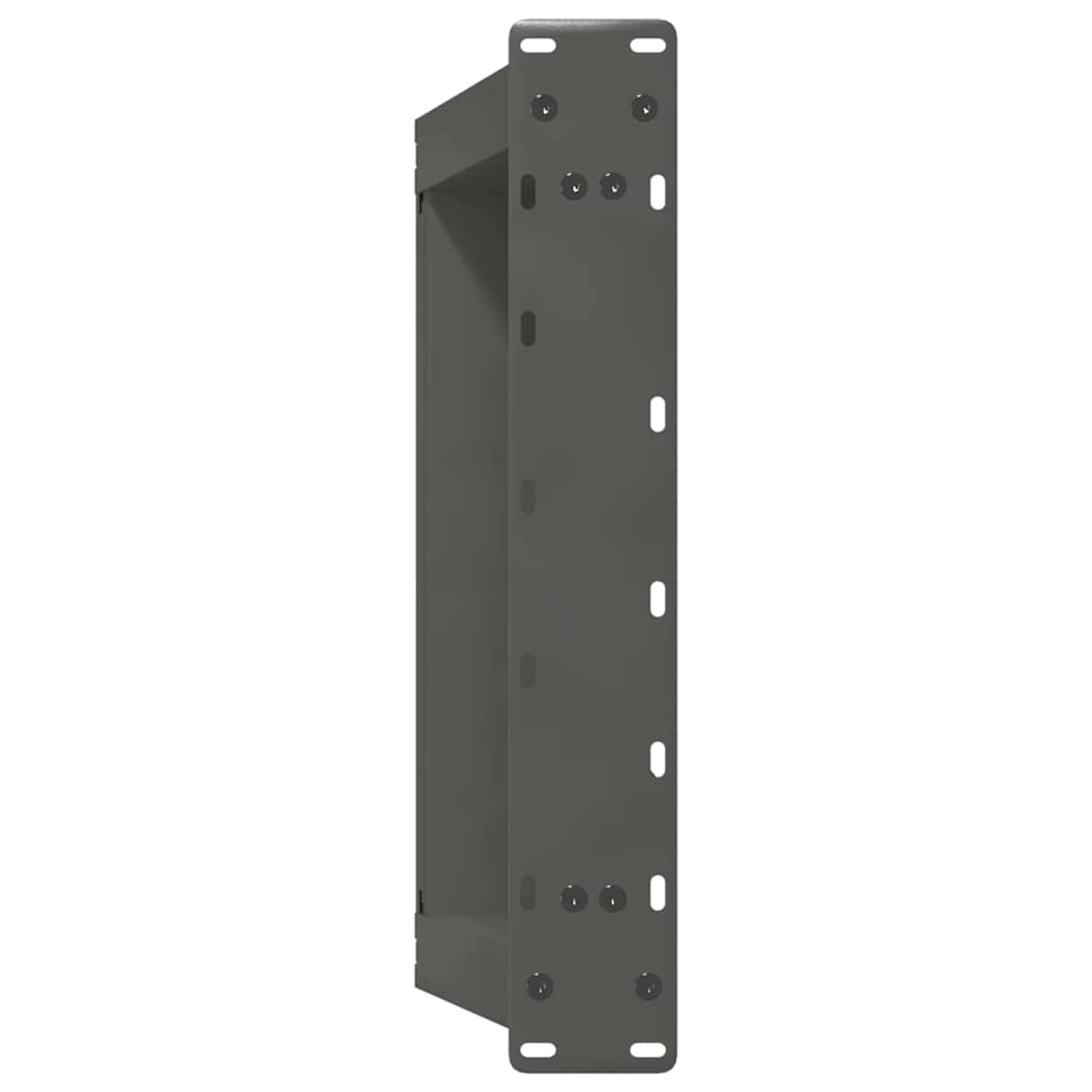 Pieds de table basse en U, 2 pièces, anthracite, 50 x (42-43) cm, acier - XIOS