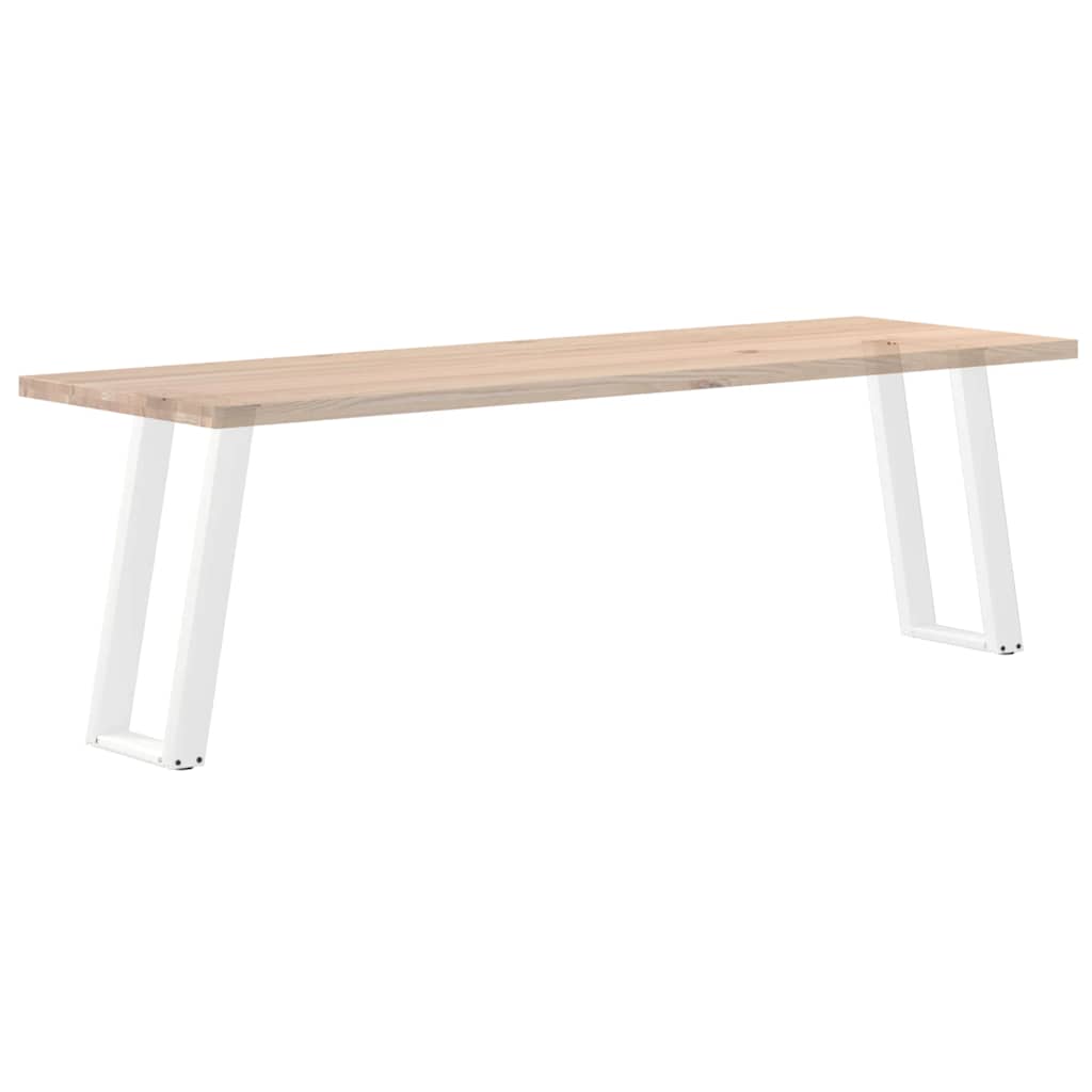 Pieds de table console en U, 2 pièces, blanc, 38 x (72-73) cm, acier - XIOS
