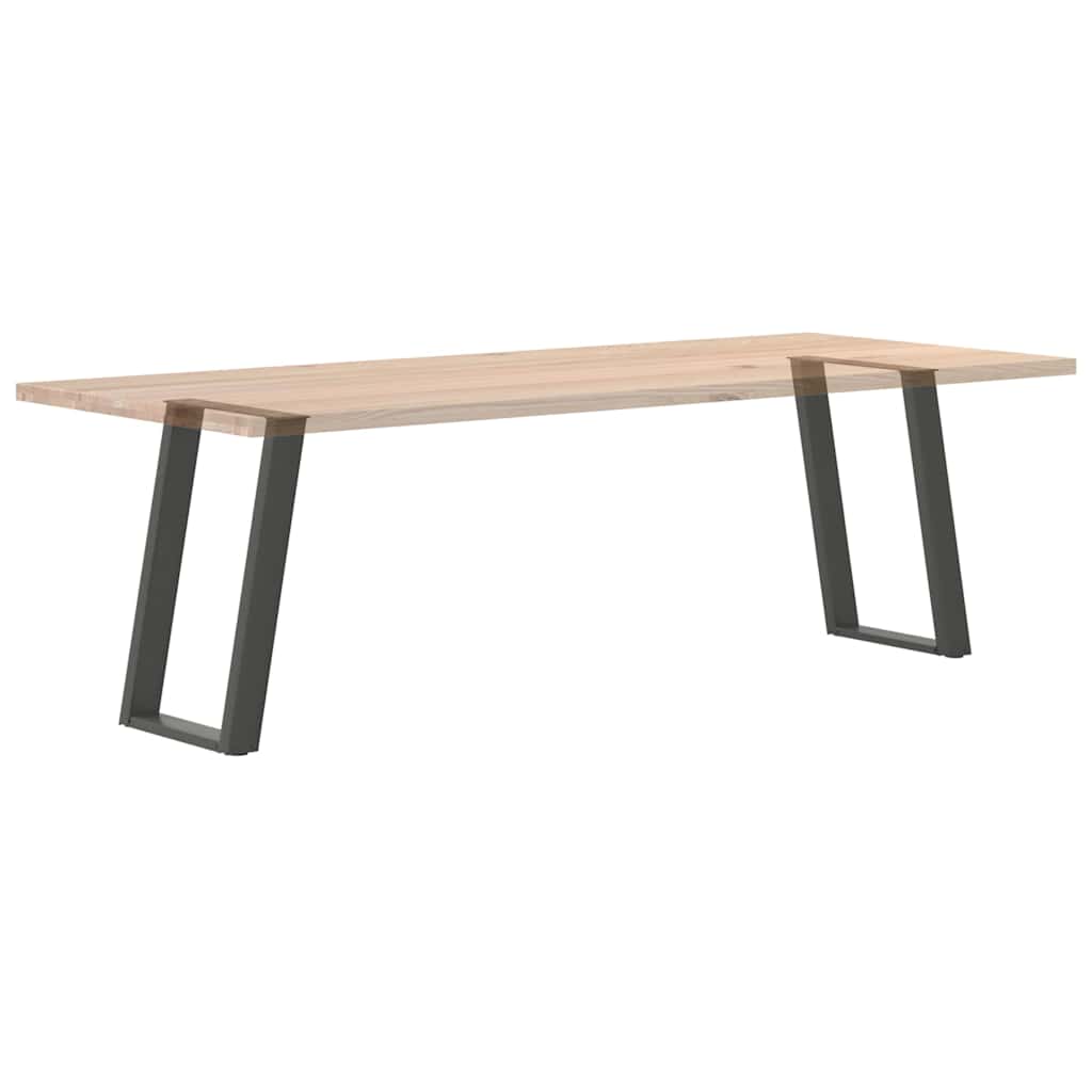 Pieds de table à manger en U 2 pièces Anthracite 50 x (72-73) cm Acier - XIOS
