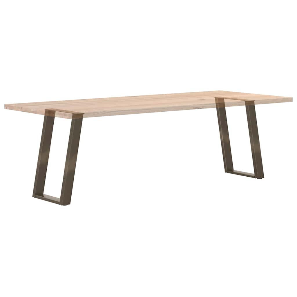 Pieds de table à manger en U 2 pièces Acier naturel 50 x (72-73) cm Acier - XIOS