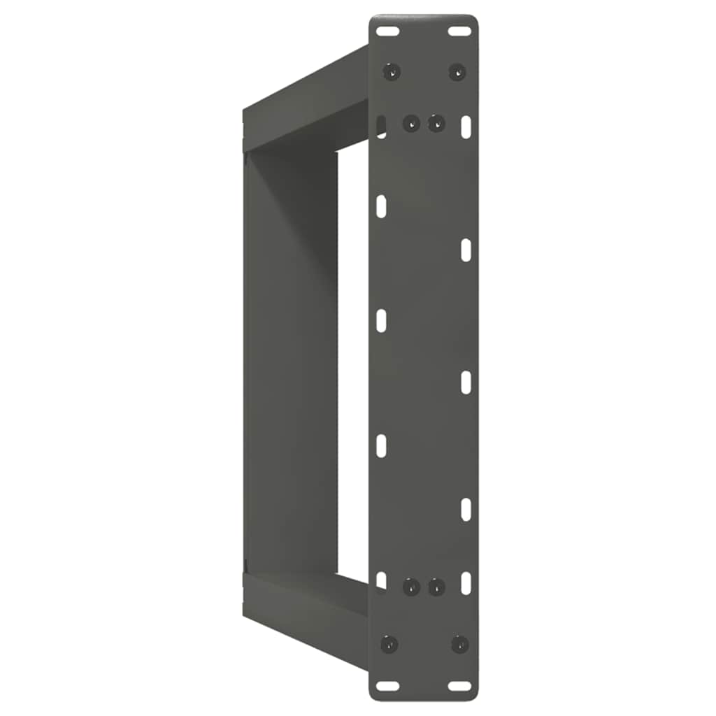 Pieds de table à manger en U 2 pièces Anthracite 60 x (72-73) cm Acier - XIOS