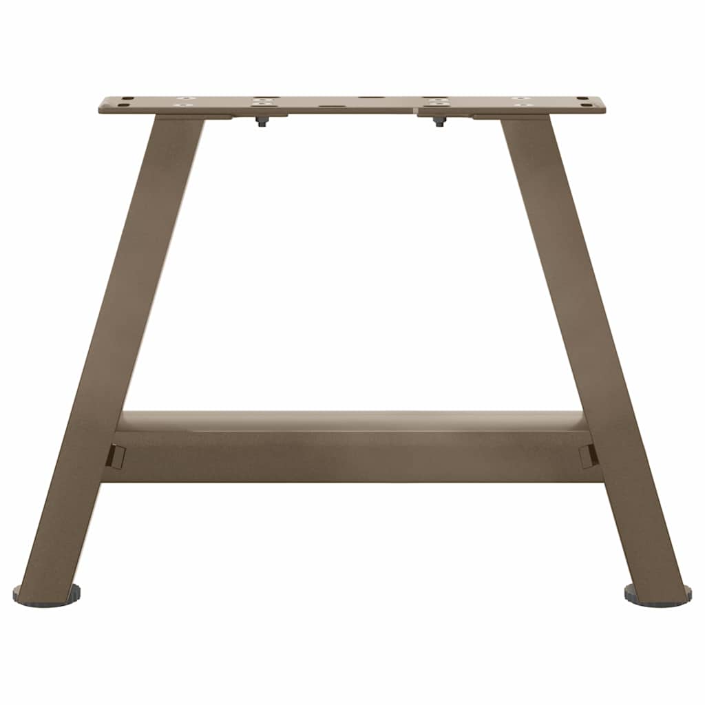 Pieds de table basse en forme de A, 2 pièces, 30 x (30-31) cm, acier - XIOS