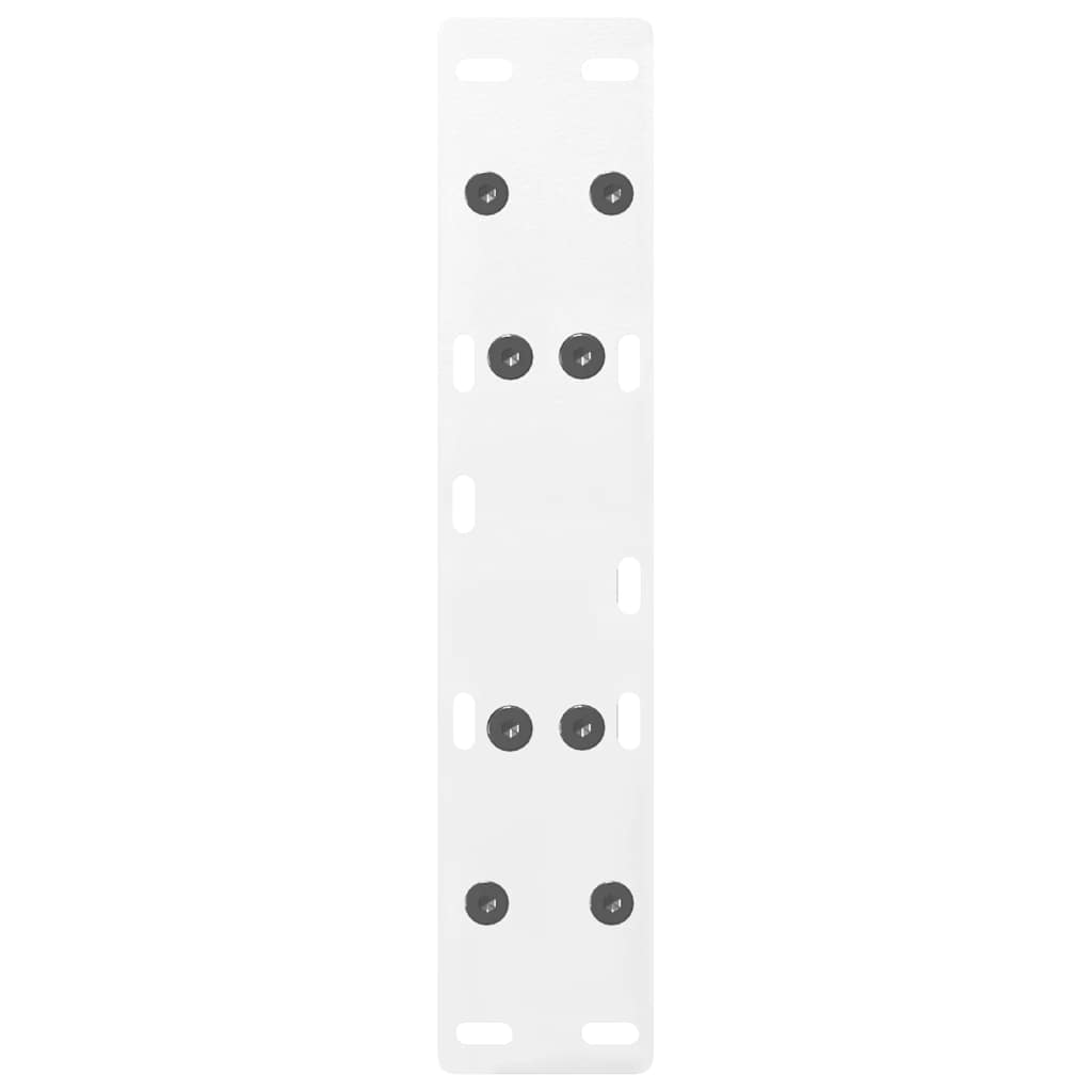 Pieds de table basse en forme de A, 2 pièces, blanc, 40 x (30-31) cm, acier - XIOS