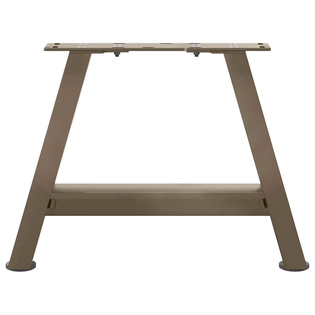 Pieds de table basse en forme de A, 2 pièces, 40 x (30-31) cm, acier - XIOS