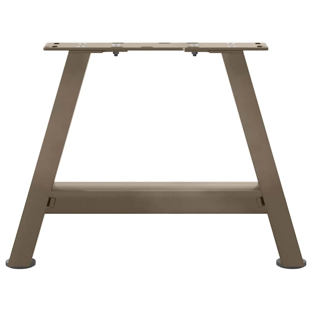 Pieds de table basse en forme de A, 2 pièces, 50 x (30-31) cm, acier - XIOS