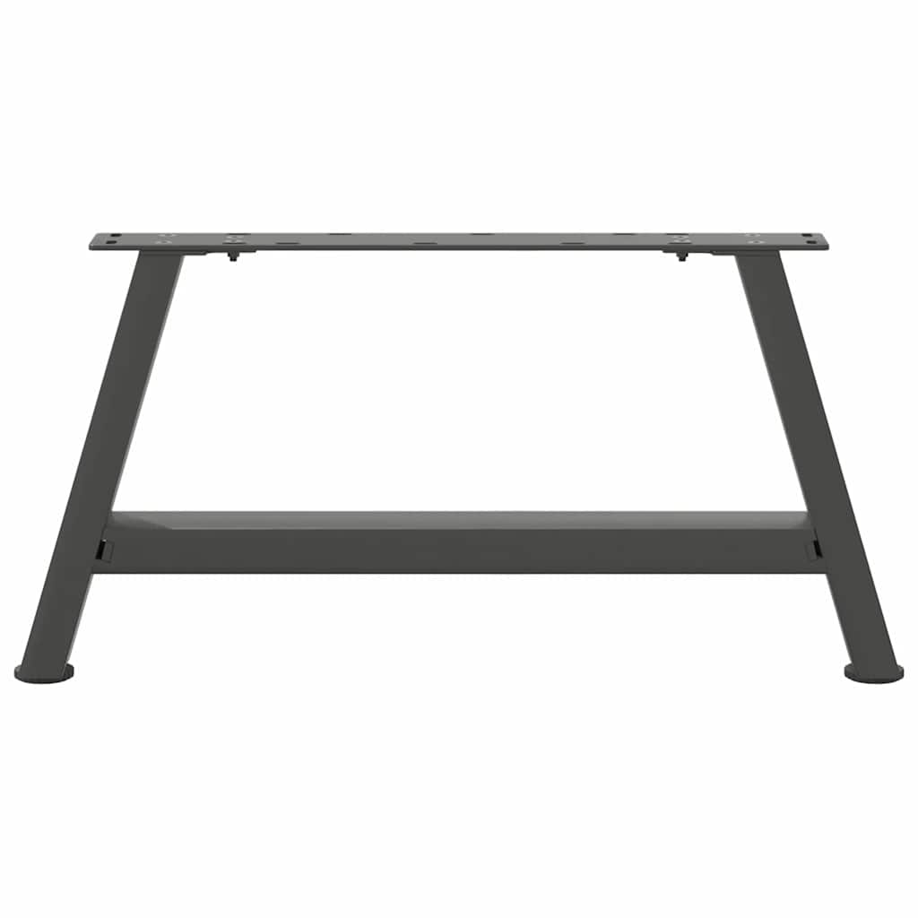 Pieds de table basse en forme de A 2 pièces Anthracite 70 x (30-31) cm Acier - XIOS