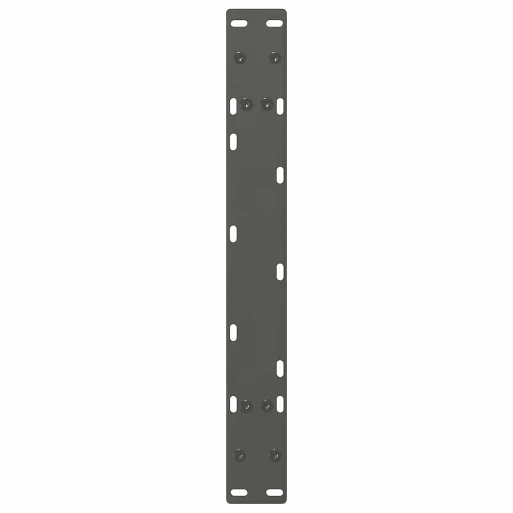 Pieds de table basse en forme de A 2 pièces Anthracite 70 x (30-31) cm Acier - XIOS