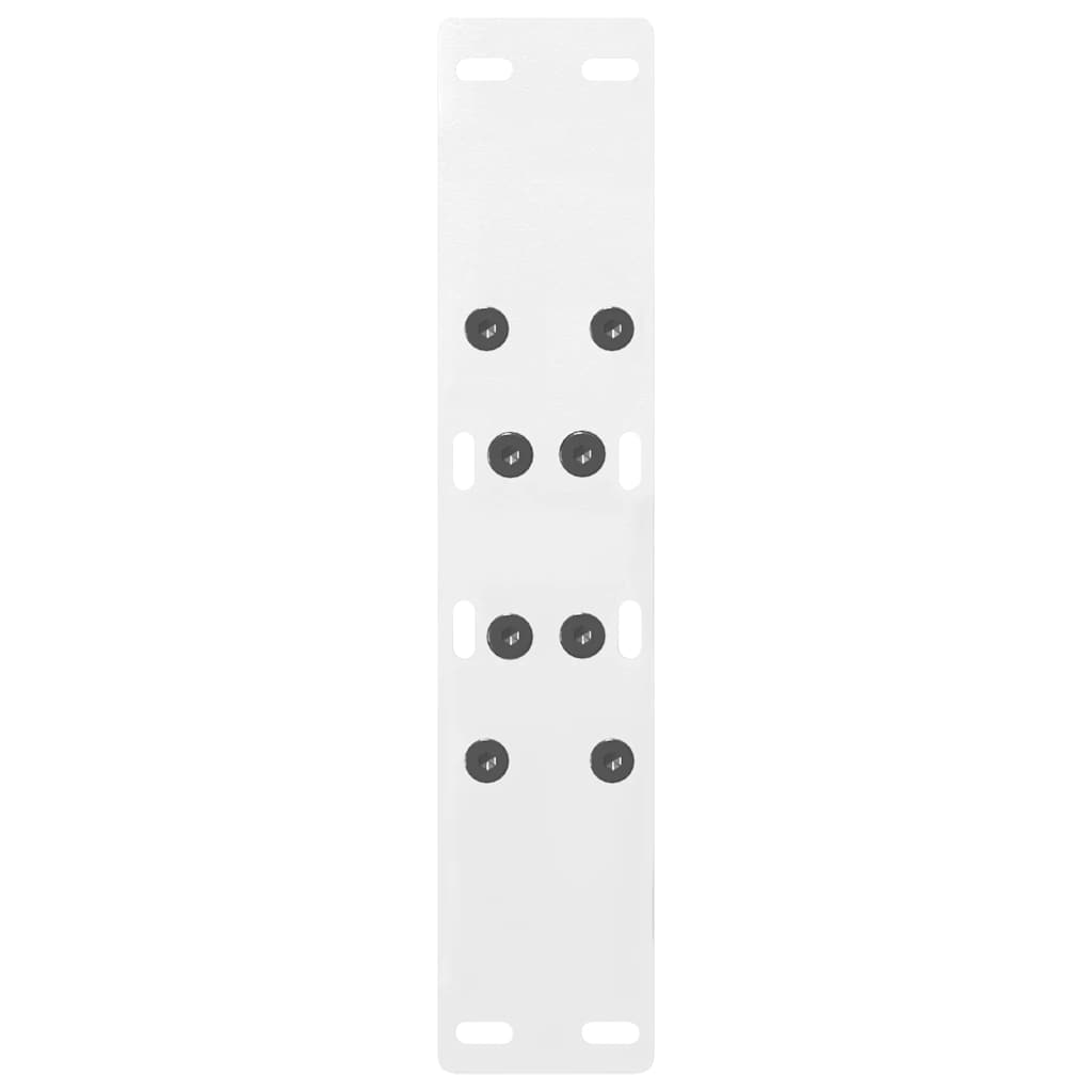 Pieds de table basse en forme de A, 2 pièces, blanc, 38 x (42-43) cm, acier - XIOS