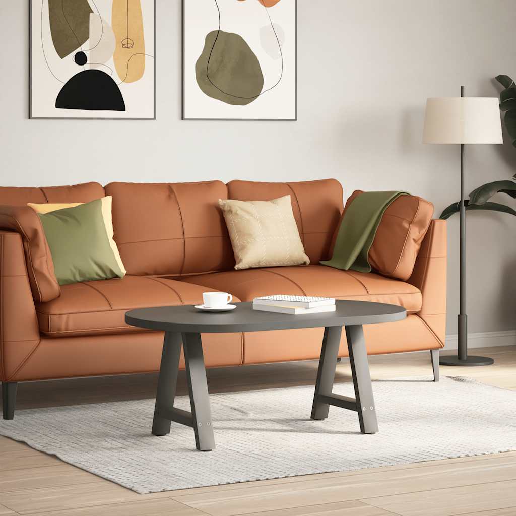 Pieds de table basse en forme de A 2 pièces Anthracite 38 x (42-43) cm Acier - XIOS
