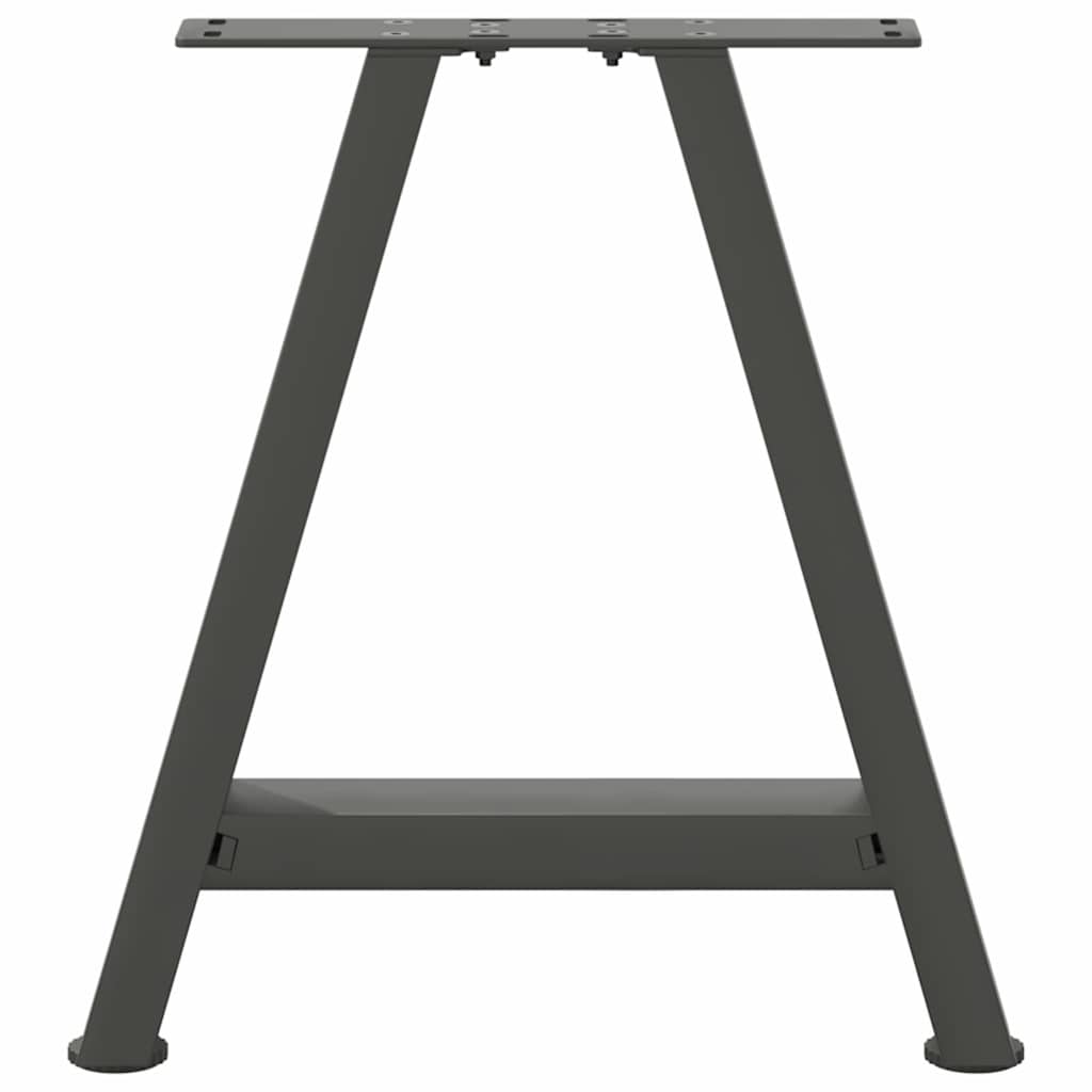 Pieds de table basse en forme de A 2 pièces Anthracite 38 x (42-43) cm Acier - XIOS