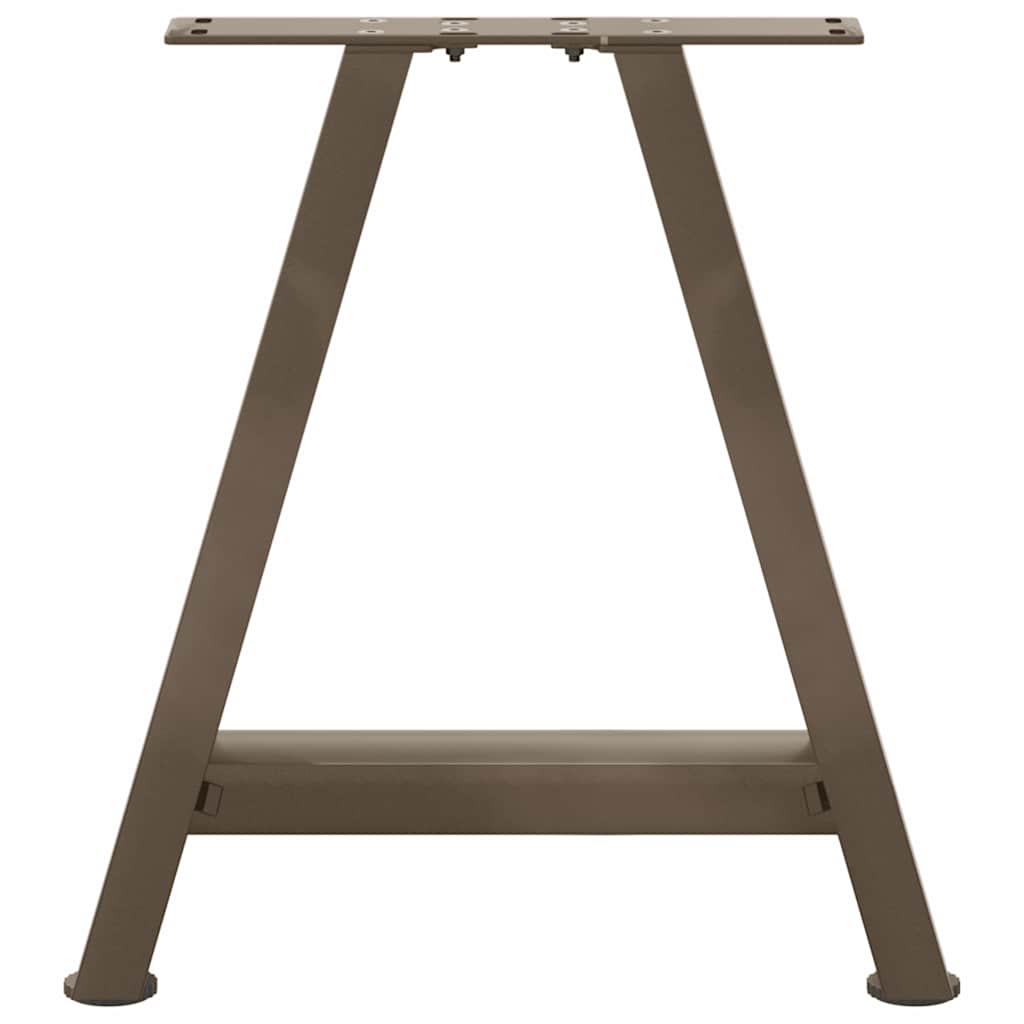 Pieds de table basse en forme de A, 2 pièces, 38 x (42-43) cm, acier - XIOS
