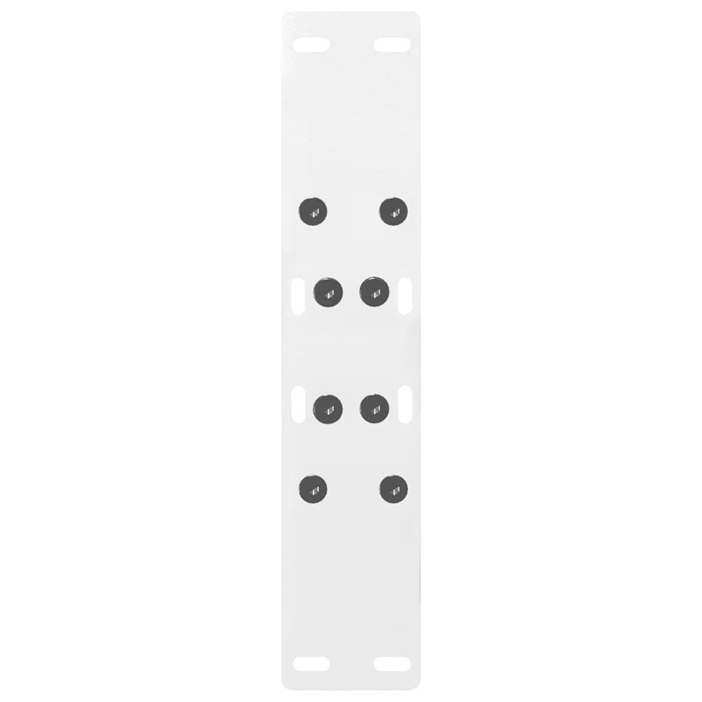 Pieds de table basse en forme de A, 2 pièces, blanc, 50 x (42-43) cm, acier - XIOS