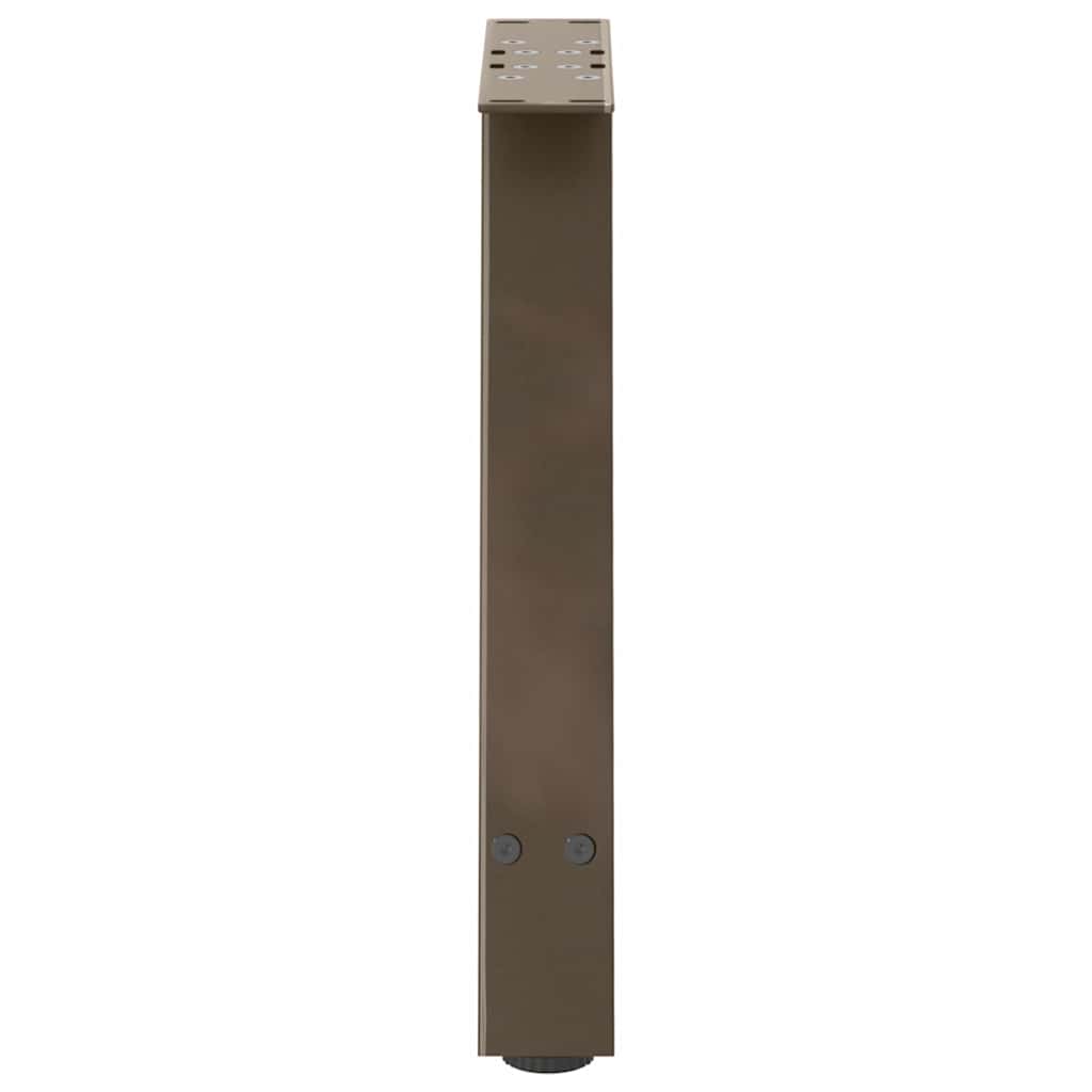 Pieds de table basse en forme de A, 2 pièces, 50 x (42-43) cm, acier - XIOS