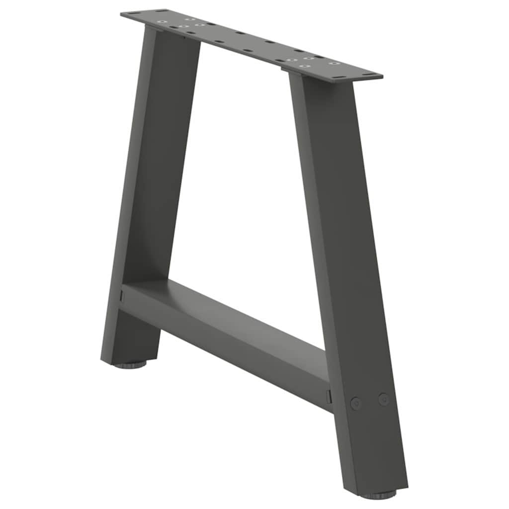 Pieds de table basse en forme de A 2 pièces Anthracite 60 x (42-43) cm Acier - XIOS