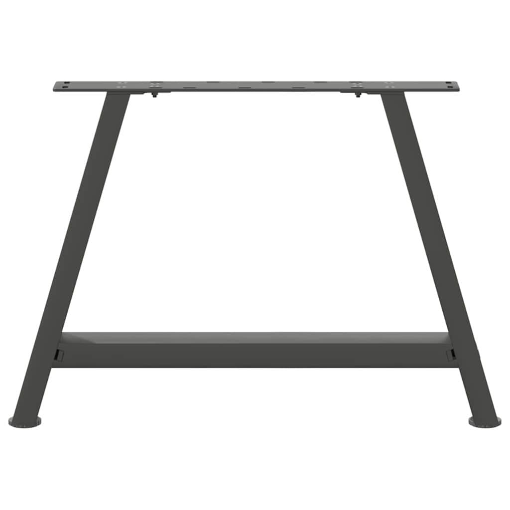 Pieds de table basse en forme de A 2 pièces Anthracite 60 x (42-43) cm Acier - XIOS