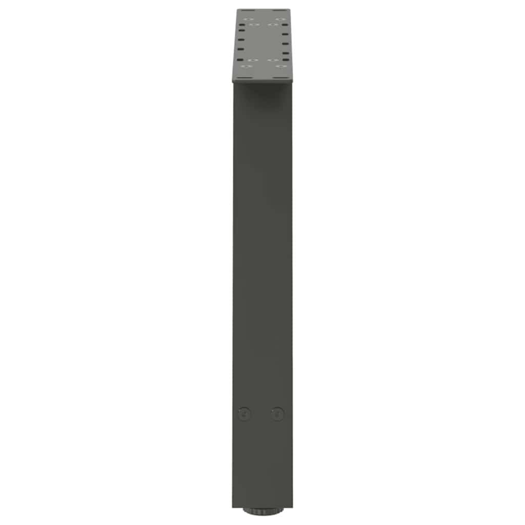 Pieds de table basse en forme de A 2 pièces Anthracite 60 x (42-43) cm Acier - XIOS