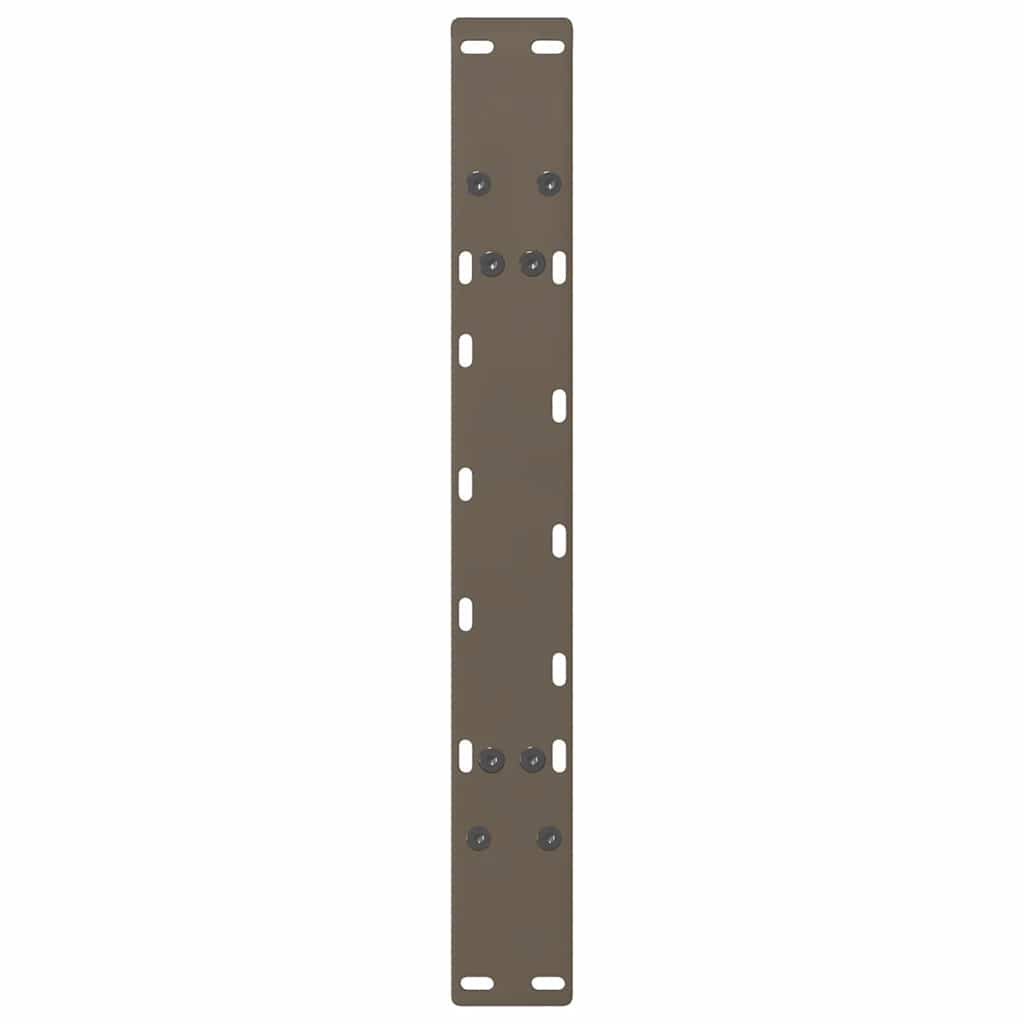 Pieds de table basse en forme de A, 2 pièces, 60 x (42-43) cm, acier - XIOS
