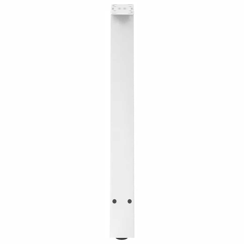 Pieds de table à manger en forme de A, 2 pièces, blanc, 50 x (72-73) cm, acier - XIOS