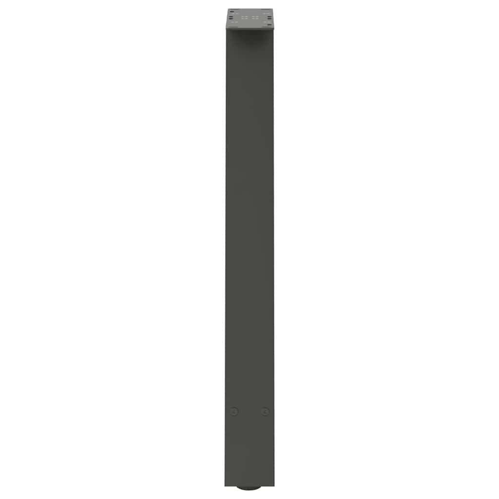 Pieds de table à manger en forme de A 2 pièces Anthracite 50 x (72-73) cm Acier - XIOS