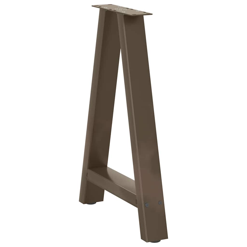 Pieds de table à manger en forme de A, 2 pièces, 50 x (72-73) cm, acier - XIOS