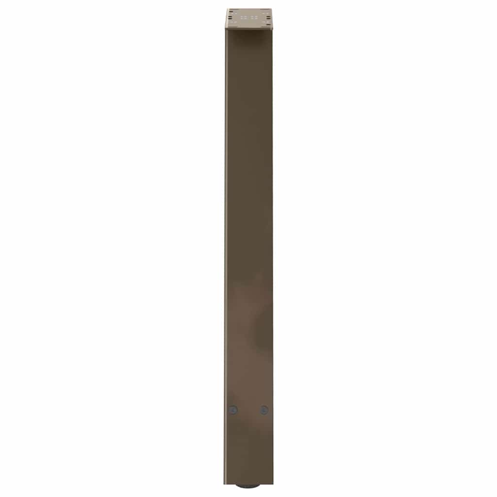 Pieds de table à manger en forme de A, 2 pièces, 50 x (72-73) cm, acier - XIOS