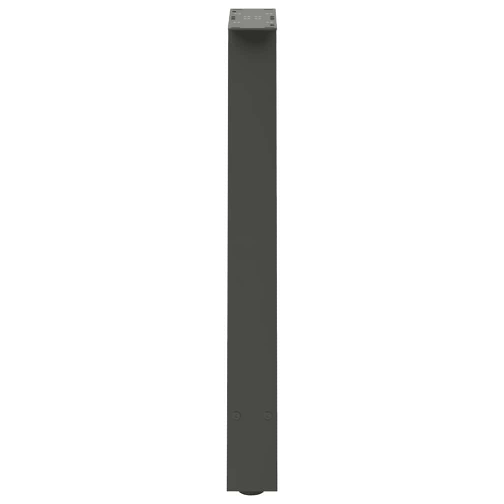 Pieds de table à manger en forme de A 2 pièces Anthracite 60 x (72-73) cm Acier - XIOS