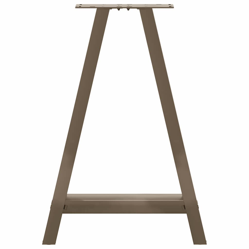 Pieds de table à manger en forme de A, 2 pièces, 60 x (72-73) cm, acier - XIOS