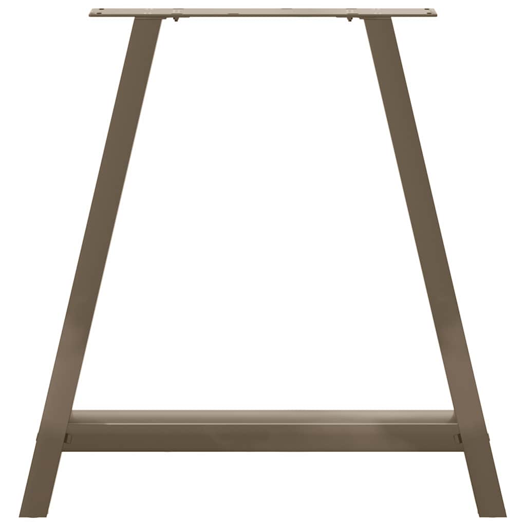 Pieds de table à manger en forme de A, 2 pièces, 80 x (72-73) cm, acier - XIOS