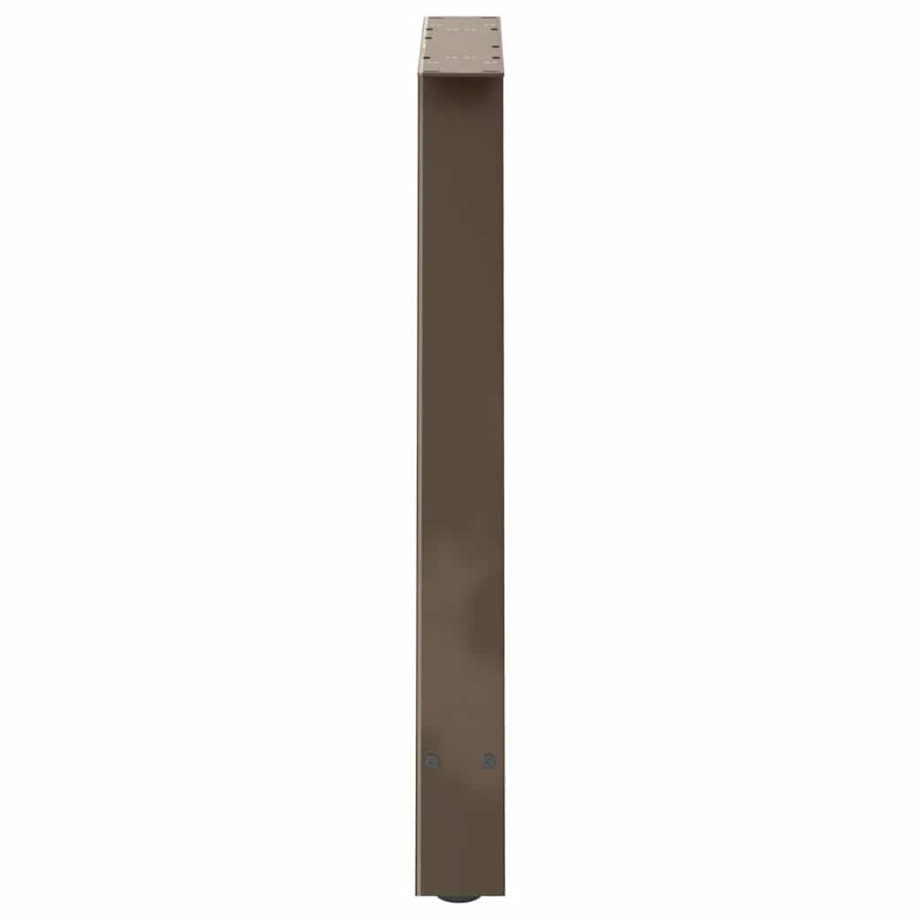 Pieds de table à manger en forme de A, 2 pièces, 80 x (72-73) cm, acier - XIOS