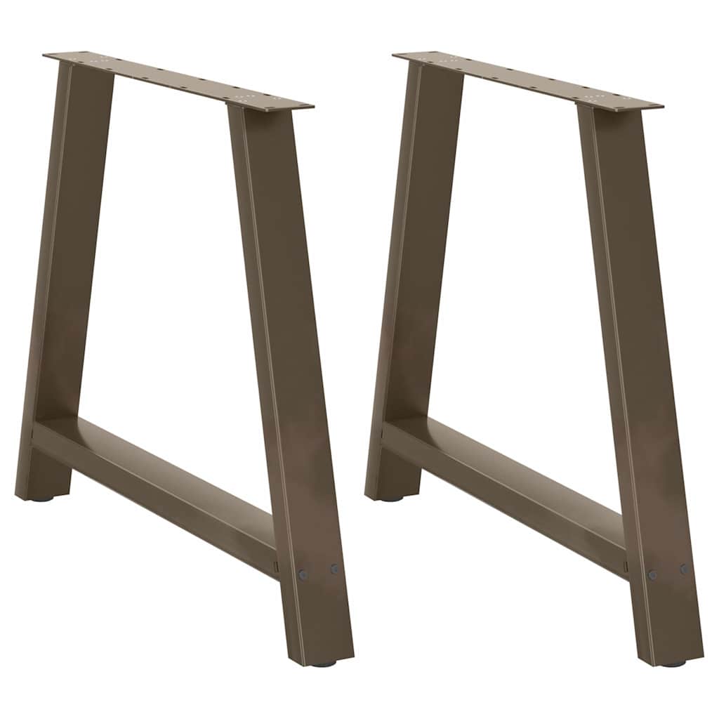 Pieds de table à manger en forme de A 2 pièces 90 x (72-73) cm Acier - XIOS