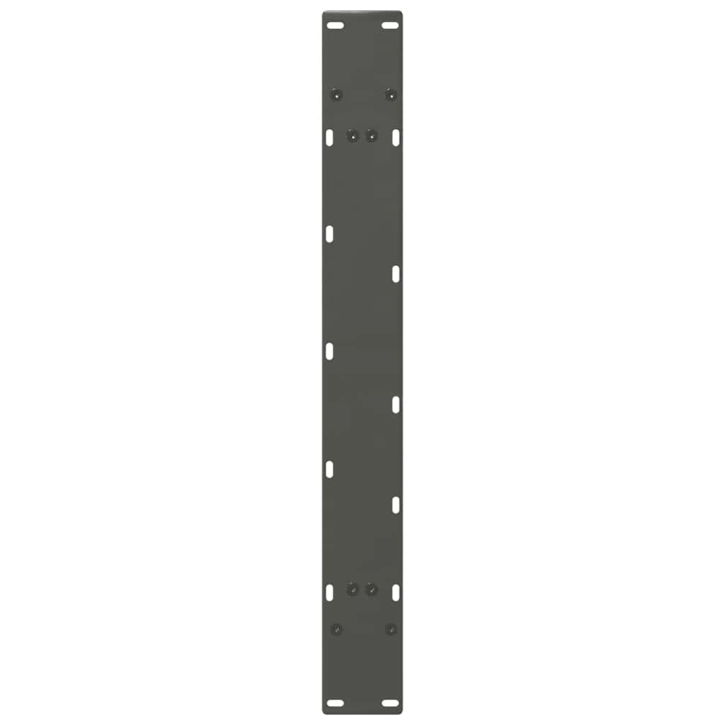 Pieds de table à manger en forme de A 2 pièces Anthracite 100 x (72-73) cm Acier - XIOS