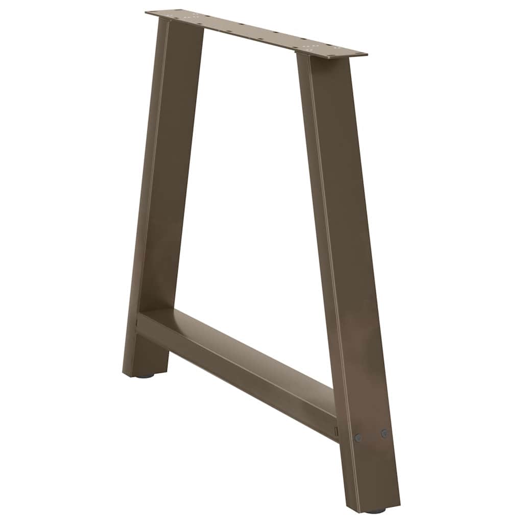Pieds de table à manger en forme de A, 2 pièces, 100 x (72-73) cm, acier - XIOS